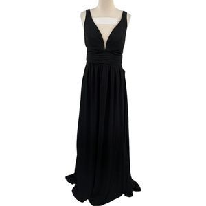 NWT LULUS Black Sleeveless‎ Maxi Gown (M)